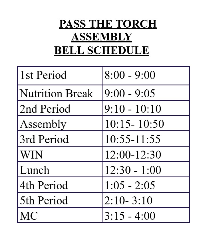 schedule